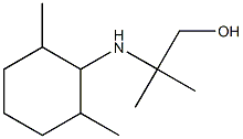 2-[(2,6-dimethylcyclohexyl)amino]-2-methylpropan-1-ol Struktur