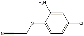 2-[(2-amino-4-chlorophenyl)sulfanyl]acetonitrile Struktur