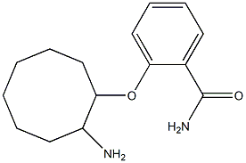 2-[(2-aminocyclooctyl)oxy]benzamide Struktur