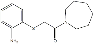 2-[(2-aminophenyl)sulfanyl]-1-(azepan-1-yl)ethan-1-one Struktur