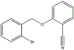 2-[(2-bromobenzyl)oxy]benzonitrile Struktur