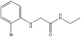 2-[(2-bromophenyl)amino]-N-ethylacetamide Struktur