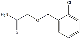 2-[(2-chlorobenzyl)oxy]ethanethioamide Struktur