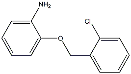 2-[(2-chlorophenyl)methoxy]aniline Struktur