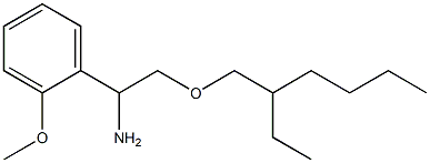 2-[(2-ethylhexyl)oxy]-1-(2-methoxyphenyl)ethan-1-amine Struktur