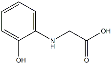 2-[(2-hydroxyphenyl)amino]acetic acid Struktur