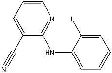 2-[(2-iodophenyl)amino]pyridine-3-carbonitrile Struktur