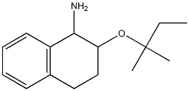 2-[(2-methylbutan-2-yl)oxy]-1,2,3,4-tetrahydronaphthalen-1-amine Struktur