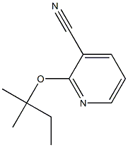 2-[(2-methylbutan-2-yl)oxy]pyridine-3-carbonitrile Struktur