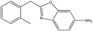 2-[(2-methylphenyl)methyl]-1,3-benzoxazol-6-amine Struktur