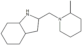 2-[(2-methylpiperidin-1-yl)methyl]-octahydro-1H-indole Struktur