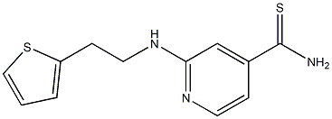 2-[(2-thien-2-ylethyl)amino]pyridine-4-carbothioamide Struktur