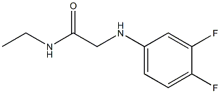 2-[(3,4-difluorophenyl)amino]-N-ethylacetamide Struktur