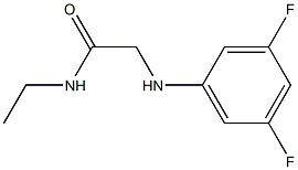 2-[(3,5-difluorophenyl)amino]-N-ethylacetamide Struktur