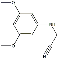 2-[(3,5-dimethoxyphenyl)amino]acetonitrile Struktur