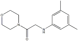 2-[(3,5-dimethylphenyl)amino]-1-(morpholin-4-yl)ethan-1-one Struktur