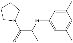 2-[(3,5-dimethylphenyl)amino]-1-(pyrrolidin-1-yl)propan-1-one Struktur