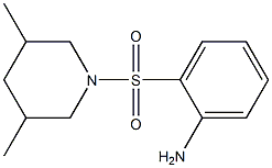 2-[(3,5-dimethylpiperidin-1-yl)sulfonyl]aniline Struktur