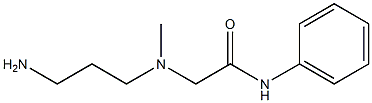 2-[(3-aminopropyl)(methyl)amino]-N-phenylacetamide Struktur