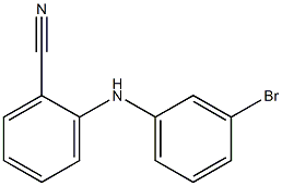 2-[(3-bromophenyl)amino]benzonitrile Struktur