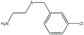 2-[(3-chlorobenzyl)thio]ethanamine Struktur