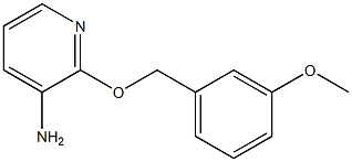 2-[(3-methoxybenzyl)oxy]pyridin-3-amine Struktur