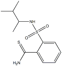 2-[(3-methylbutan-2-yl)sulfamoyl]benzene-1-carbothioamide Struktur