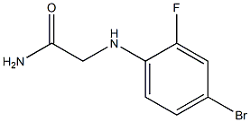 2-[(4-bromo-2-fluorophenyl)amino]acetamide Struktur