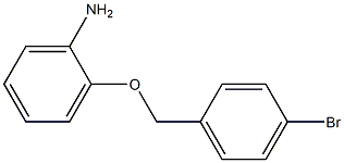 2-[(4-bromophenyl)methoxy]aniline Struktur