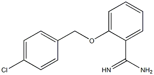 2-[(4-chlorobenzyl)oxy]benzenecarboximidamide Struktur