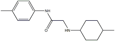 2-[(4-methylcyclohexyl)amino]-N-(4-methylphenyl)acetamide Struktur