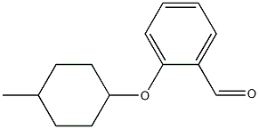 2-[(4-methylcyclohexyl)oxy]benzaldehyde Struktur