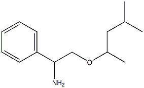 2-[(4-methylpentan-2-yl)oxy]-1-phenylethan-1-amine Struktur