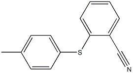 2-[(4-methylphenyl)sulfanyl]benzonitrile Struktur