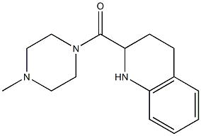 2-[(4-methylpiperazin-1-yl)carbonyl]-1,2,3,4-tetrahydroquinoline Struktur