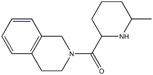 2-[(6-methylpiperidin-2-yl)carbonyl]-1,2,3,4-tetrahydroisoquinoline Struktur