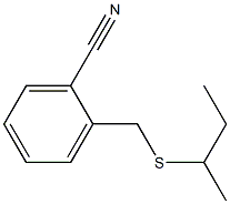 2-[(butan-2-ylsulfanyl)methyl]benzonitrile Struktur