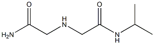 2-[(carbamoylmethyl)amino]-N-(propan-2-yl)acetamide Struktur