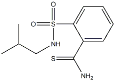 2-[(isobutylamino)sulfonyl]benzenecarbothioamide Struktur