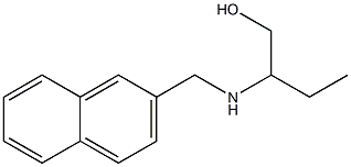 2-[(naphthalen-2-ylmethyl)amino]butan-1-ol Struktur