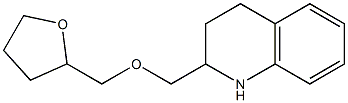 2-[(oxolan-2-ylmethoxy)methyl]-1,2,3,4-tetrahydroquinoline Struktur