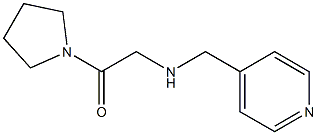 2-[(pyridin-4-ylmethyl)amino]-1-(pyrrolidin-1-yl)ethan-1-one Struktur