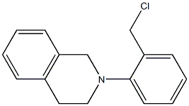 2-[2-(chloromethyl)phenyl]-1,2,3,4-tetrahydroisoquinoline Struktur