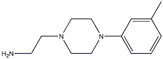 2-[4-(3-methylphenyl)piperazin-1-yl]ethan-1-amine Struktur