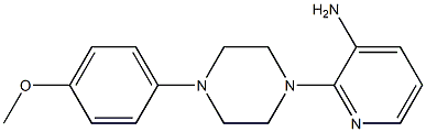 2-[4-(4-methoxyphenyl)piperazin-1-yl]pyridin-3-amine Struktur