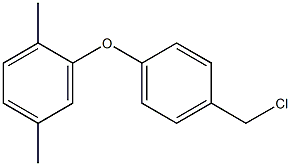 2-[4-(chloromethyl)phenoxy]-1,4-dimethylbenzene Struktur