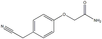 2-[4-(cyanomethyl)phenoxy]acetamide Struktur