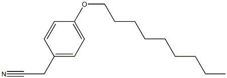 2-[4-(nonyloxy)phenyl]acetonitrile Struktur