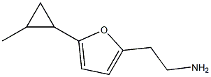 2-[5-(2-methylcyclopropyl)furan-2-yl]ethan-1-amine Struktur