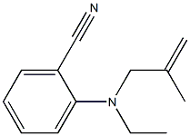 2-[ethyl(2-methylprop-2-en-1-yl)amino]benzonitrile Struktur